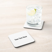 テキストはこちらカスタムCork Coasters コースター (右側)