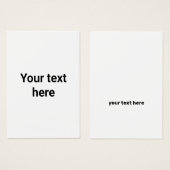 テキストはこちらスクリプトシンプルギフトミニマルラベル (正面&裏面)