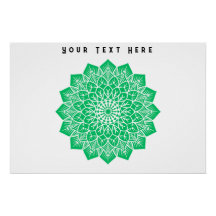 テキストはこちら文字画像カスタム光沢ポスター