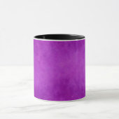 テキストはこちら紫の洗い背景 マグカップ (中央)