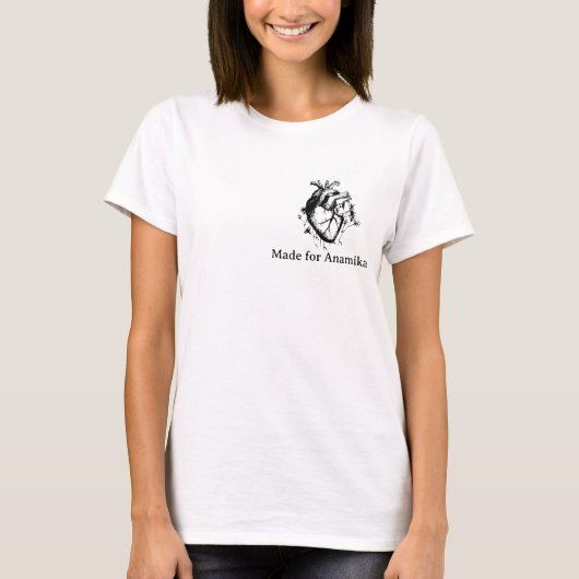 テキストは編集可能です。デザイン要素は固定です。 Tシャツ (正面)