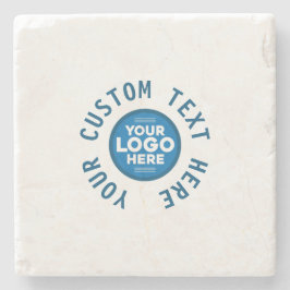 テキストまたはロゴをカスタマイズ可能 ストーンコースター