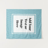 テキストまたは画像をここに追加Blue Wave Tapestry タペストリー (正面(横))