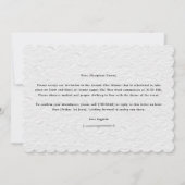 テキストをカスタマイズする 招待状 (裏面)