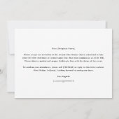 テキストをカスタマイズ 招待状 (裏面)