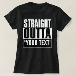 テキストをストレートで表示 Tシャツ