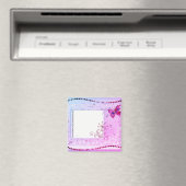 テキストをピンクと紫のマグネットに追加する マグネット (インサイチュ (食洗機))