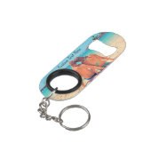 テキストを入れたオリジナル写真のキーチェーン ボトルオープナー (裏面アングル)