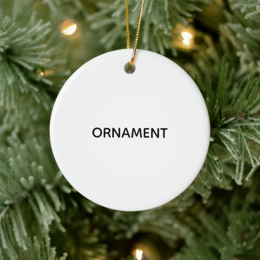 テキストを削除してオリジナルデザインを追加 セラミックオーナメント (ツリー)