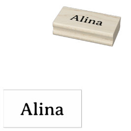 テキストを削除してオリジナルデザインを追加 1.5" x 3" ラバースタンプ