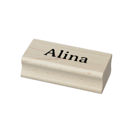テキストを削除してオリジナルデザインを追加 1" x 2.5" ラバースタンプ (スタンプ)
