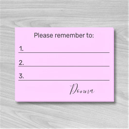 テキストを忘れないで ポストイット