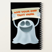 テキストを持つゴースト   ノートブック (裏面)