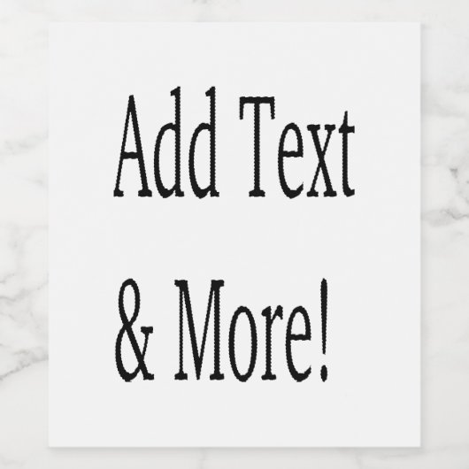 テキストを追加してさらにカスタマイズ!自分だけのオリジナルを作成 ワインラベル (シングルラベル)