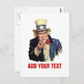 テキストを追加 ポストカード (正面/裏面)