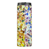 テキストを追加！秋の葉水色 タンブラー (裏面)