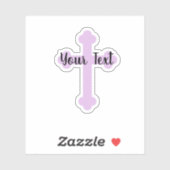 テキストカスタマイズクロス付き シール (シート)