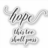 テキストカスタムスクリプト書 シール (正面)