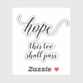 テキストカスタムスクリプト書 シール (シート)