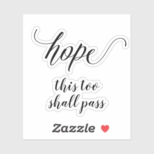 テキストカスタムスクリプト書 シール (シート)