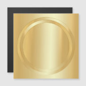 テキストカスタム金ゴールドグラマフェイクラステンプレートの追加 (正面/裏面)