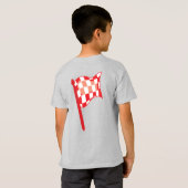 テキストキッズの基本Tシャツの追加 Tシャツ (裏面フル)