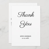 テキストシンプルミニマルの誕生発表を追加するca (正面/裏面)