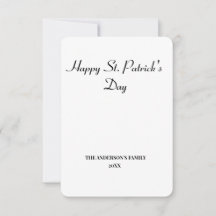 テキストシンプルミニマルセットを追加するパトリックのデイカード