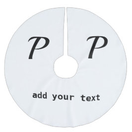 テキストシンプルミニマルモノグラムの写真を追加 ブラッシュドポリエステルツリースカート