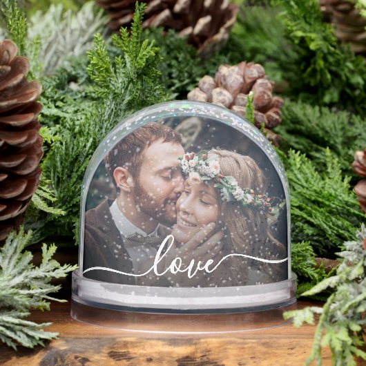 テキストシンプルモダンスクリプト2 – 写真 (冬)