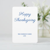 テキストシンプル感謝状の追加 サンキューカード (スタンド正面)