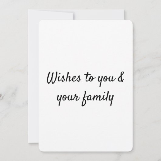 テキストシンプル感謝状の追加 サンキューカード (裏面)