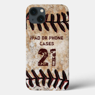テキストジャージーナンバーヴィンテージiPadケース iPhone 13ケース