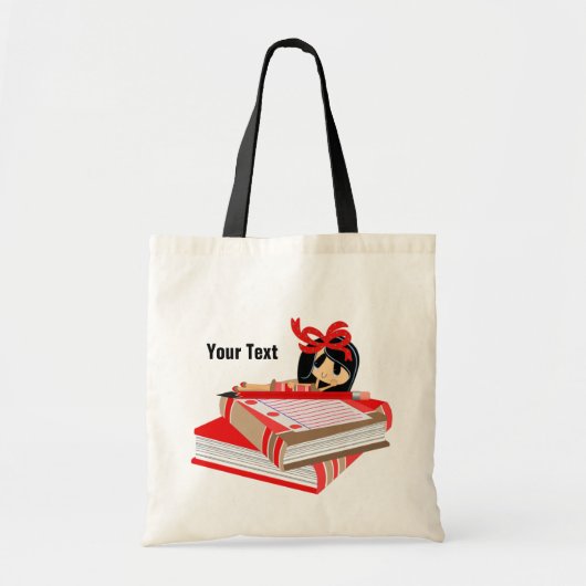 テキストスクール予算トート トートバッグ (正面)