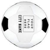 テキストチームにフラグを付ける サッカーボール (回転)