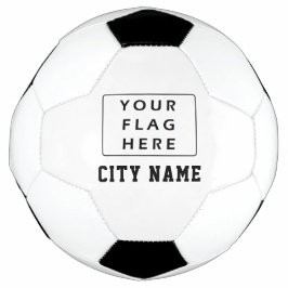 テキストチームにフラグを付ける サッカーボール
