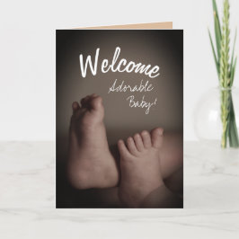 テキストテンプレート新生児グリーティングカードの追加 カード