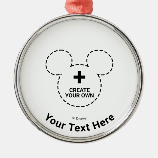 テキストテンプレート メタルオーナメント (正面)