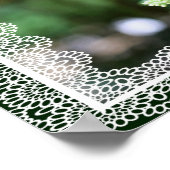 テキストバタフライの追加パーソナライズされた ポスター (角)