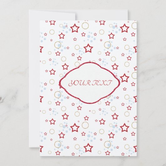 テキストパーソナライズされた、 招待状 (正面)