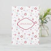 テキストパーソナライズされた、 招待状 (スタンド正面)