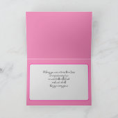 テキスト🎾ピンクのエクレアなテニス🎾誕生日カード 😍 サンキューカード (内部)