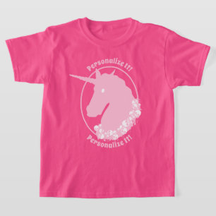 テキストピンクゾンビユニコーンTシャツ Tシャツ
