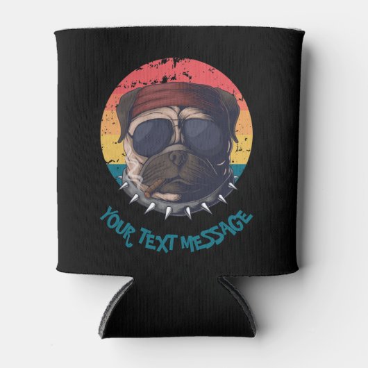 テキストメッセージの送信 缶クーラー (正面)