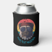 テキストメッセージの送信 缶クーラー (缶裏面)