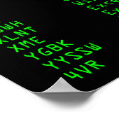 テキストメッセージチートシート ポスター (角)