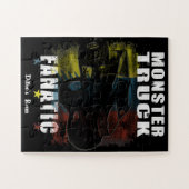 テキストモンスタートラックパズルの追加 ジグソーパズル (横)