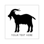 テキストヤギの追加 ラバースタンプ (インプリント)