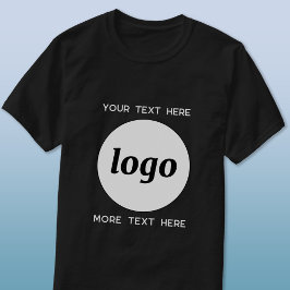 テキストロゴのシンプルなビジネスプロモーション Tシャツ