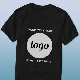 テキストロゴのシンプルなビジネスプロモーション Tシャツ